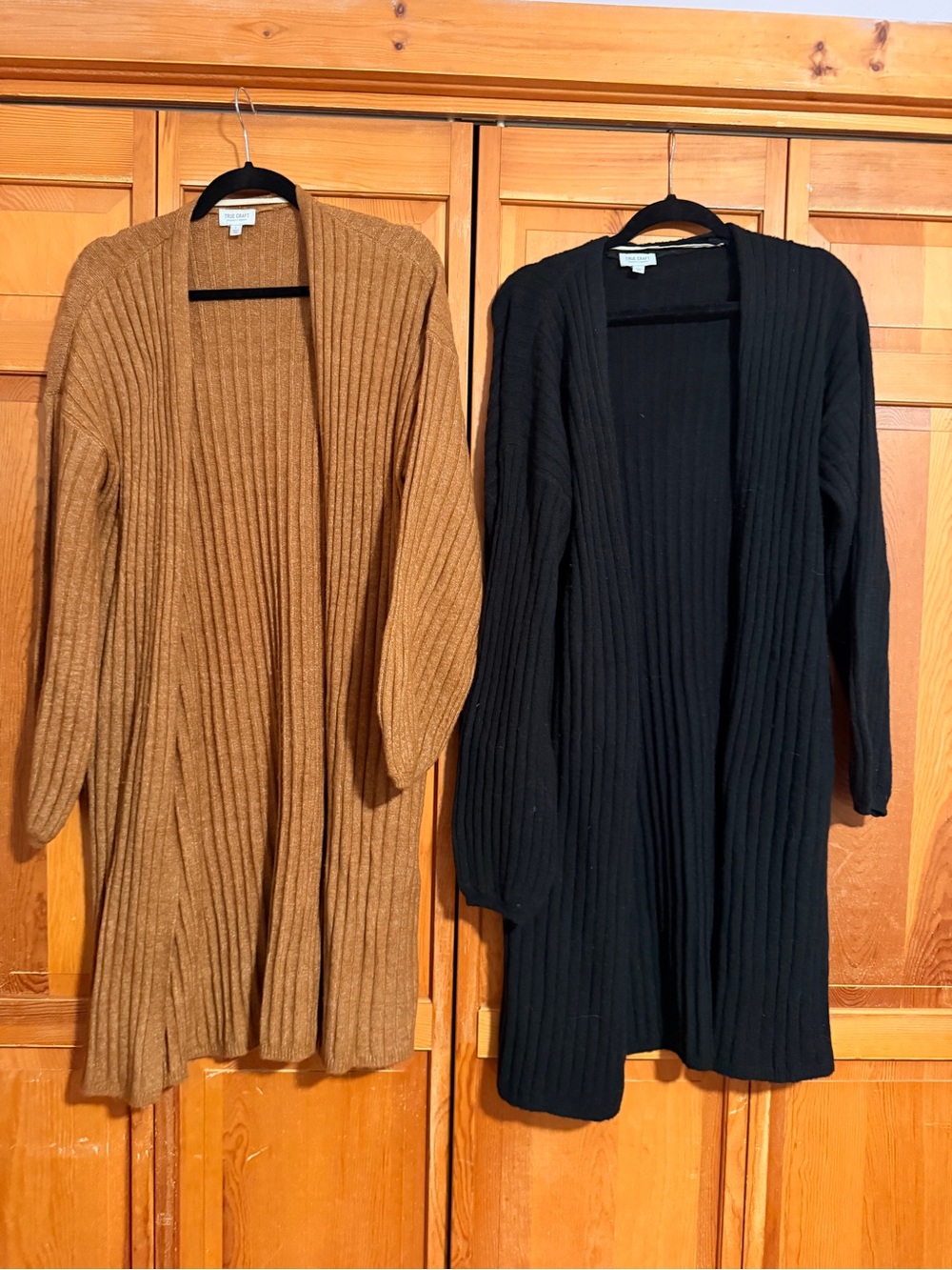 Bundle Ribbed Open-Front Cardigans